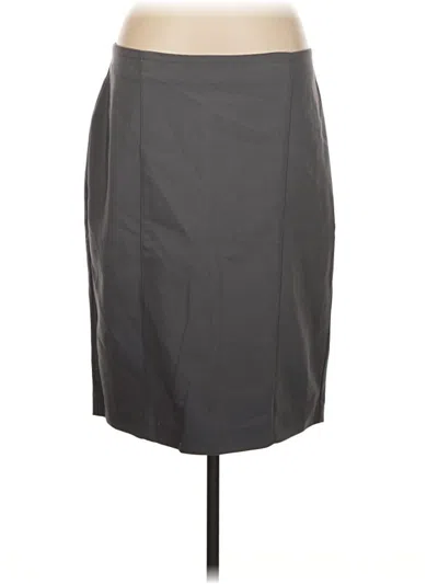 Pre-owned Van Heusen Casual Skirt In Gray