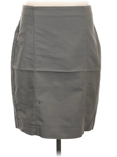 Pre-owned Van Heusen Casual Skirt In Gray