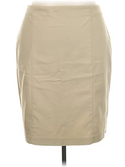 Pre-owned Van Heusen Casual Skirt In Tan