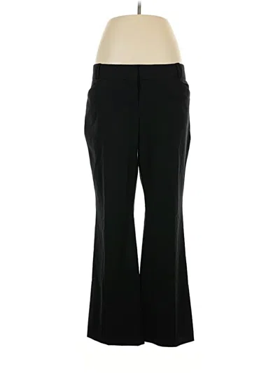 Pre-owned Van Heusen Dress Pants In Black
