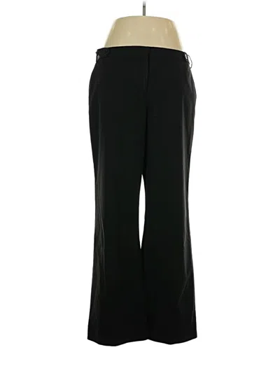 Pre-owned Van Heusen Dress Pants In Black