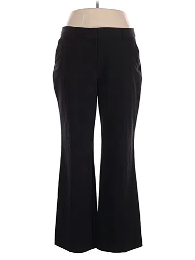 Pre-owned Van Heusen Dress Pants In Black