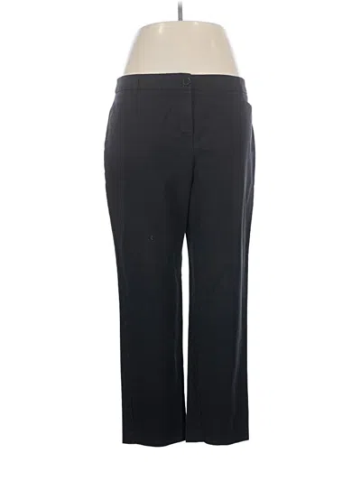 Pre-owned Van Heusen Dress Pants In Black