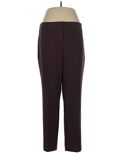 Pre-owned Van Heusen Dress Pants In Burgundy
