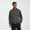 Van Heusen Essential Mens Bomber Jacket In Gray