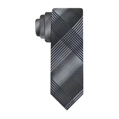 Van Heusen Extra Long Grid Tie In Black