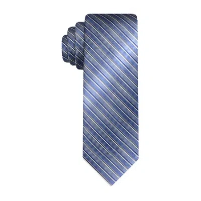 Van Heusen Extra Long Striped Tie In Blue