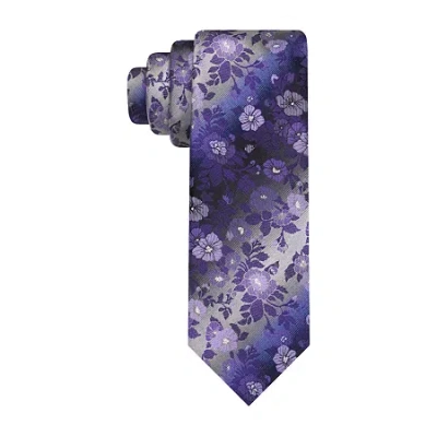Van Heusen Floral Tie In Blue