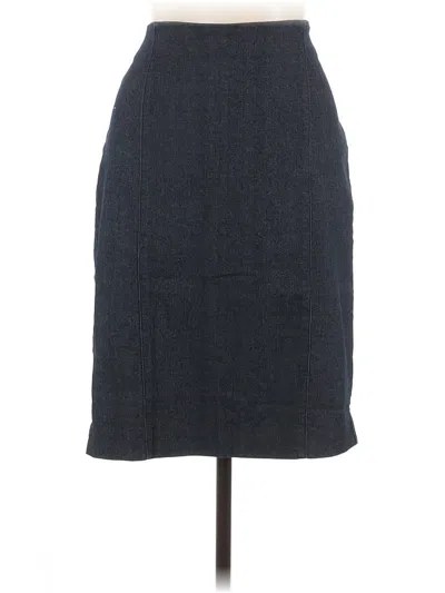 Pre-owned Van Heusen Formal Skirt In Gray