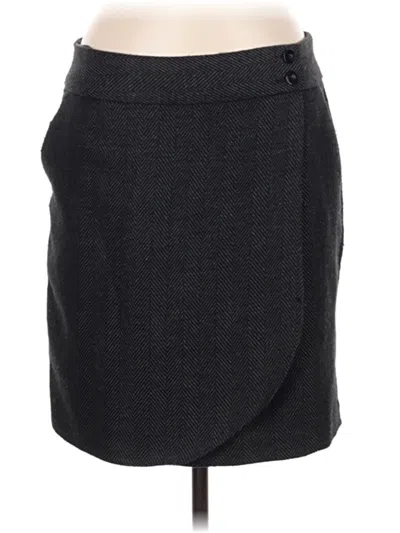Pre-owned Van Heusen Formal Skirt In Gray