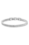 Van Heusen Franco Chain Bracelet In Silver