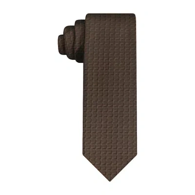 Van Heusen Geometric Tie In Brown
