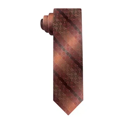 Van Heusen Geometric Tie In Brown