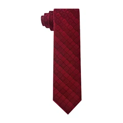 Van Heusen Geometric Tie In Red
