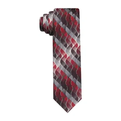 Van Heusen Geometric Tie In Pink
