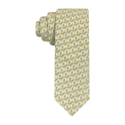 Van Heusen Geometric Tie In Yellow