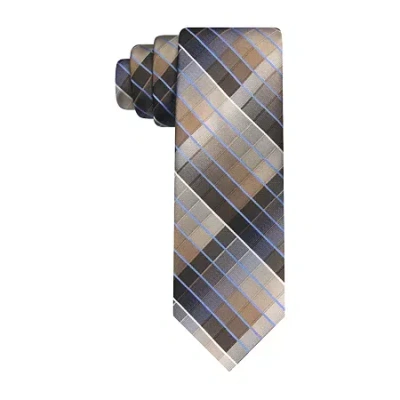 Van Heusen Grid Tie In Gray