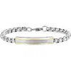 Van Heusen Id Tag Box Chain Bracelet