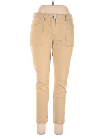 Pre-owned Van Heusen Khaki Pant In Brown