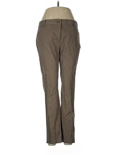 Pre-owned Van Heusen Khaki Pant In Brown