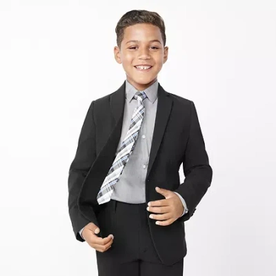 Van Heusen Kids' Little & Big Boys Suit Jacket In Black