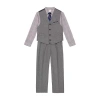 Van Heusen Little & Big Kid Boys 4-pc. Suit Set In Gray