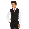Van Heusen Little & Big Kid Boys Long Sleeve Point Collar Shirt + Tie Set In Multi