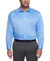 Van Heusen Tall Men's Ultra Wrinkle Free Solid Dress Shirt In Blue Frost