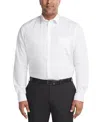 Van Heusen Mens Stretch Cotton Button-down Shirt In White