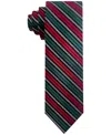 Van Heusen Men's Candy Cane Stripe Tie In Navy