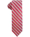 Van Heusen Men's Candy Cane Stripe Tie In Red