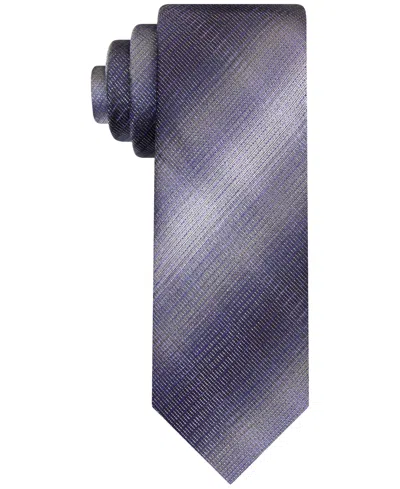 Van Heusen Men's Classic Micro-grid Tie In Plum