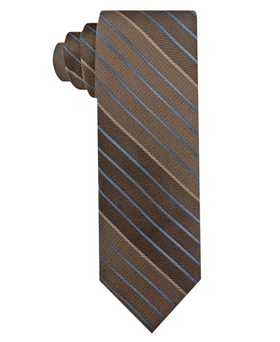 Van Heusen Men's Degrade Stripe Tie In Brown
