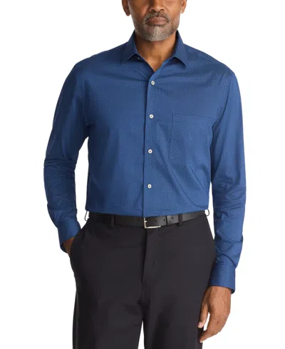 Van Heusen Men's Regular Fit Dress Shirt In Blue