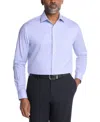 Van Heusen Men's Regular Fit Ultra Wrinkle Free Spread Collar Dress Shirt In Purple