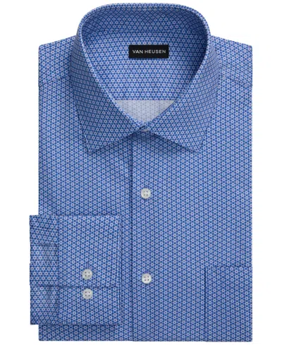 Van Heusen Men's Regular-fit Dress Shirt In Blue