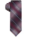 Van Heusen Men's Shaded Stripe Tie In Wine