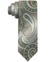 Van Heusen Men's Shadow Paisley Tie In Green