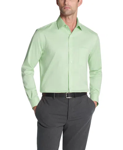 Van Heusen Men's Stretch Regular-fit Dress Shirt In Green