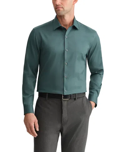 Van Heusen Men's Wrinkle Stretch Square Cuff Dress Shirt In Animal Print