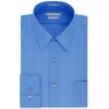 Van Heusen Mens Fitted Spread Collar Dress Shirt In Blue