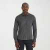 Van Heusen Mens Long Sleeve Classic Fit Button-down Shirt In Gray