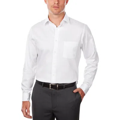 Van Heusen Mens Stretch Cotton Button-down Shirt In White