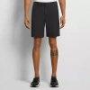 Van Heusen Performance Mens 9 1/2" Mid Rise Moisture Wicking Chino Short In Black