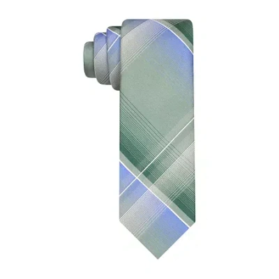 Van Heusen Plaid Tie In Green