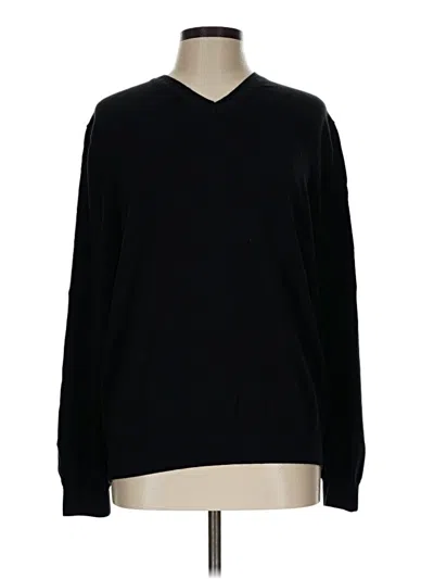 Pre-owned Van Heusen Pullover Sweater In Black