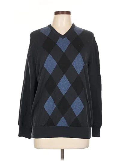 Pre-owned Van Heusen Pullover Sweater In Blue