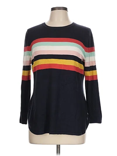 Pre-owned Van Heusen Pullover Sweater In Blue