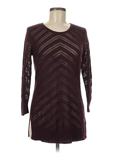 Pre-owned Van Heusen Pullover Sweater In Burgundy