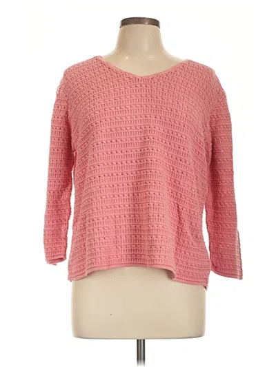 Pre-owned Van Heusen Pullover Sweater In Pink
